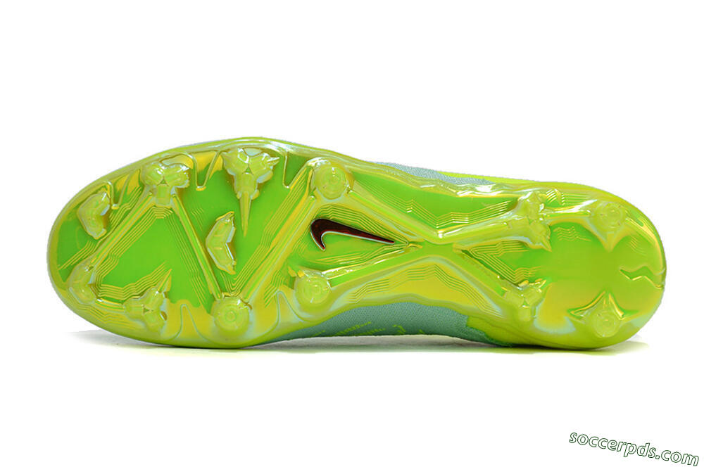 Nike Phantom GX Elite FG Low-Tops Football Boots - Green/Yellow/Red 7