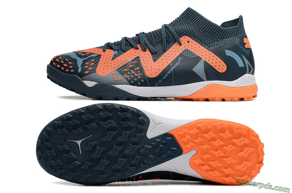 Puma Future Ultimate TF Low-Tops Football Shoes - Blue/Orange 0