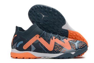 Puma Future Ultimate TF Low-Tops Football Shoes - Blue/Orange