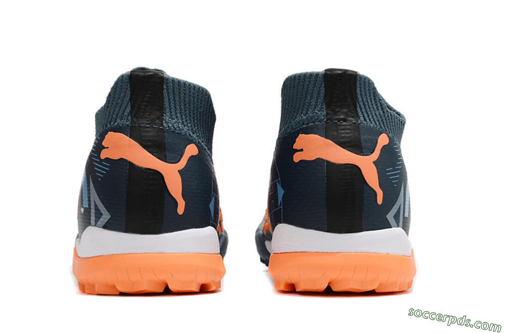Puma Future Ultimate TF Low-Tops Football Shoes - Blue/Orange 5