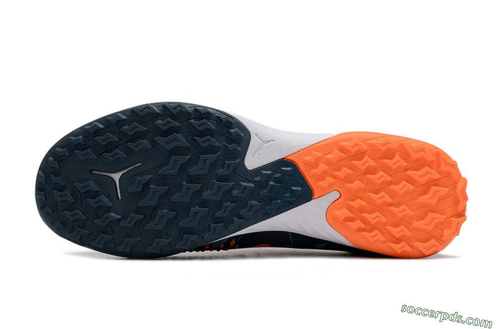 Puma Future Ultimate TF Low-Tops Football Shoes - Blue/Orange 6