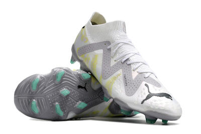 Puma Future Ultimate FG Low-Tops Football Boots - White/Black