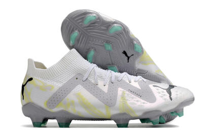 Puma Future Ultimate FG Low-Tops Football Boots - White/Black