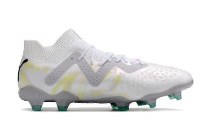 Puma Future Ultimate FG Low-Tops Football Boots - White/Black