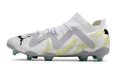 Puma Future Ultimate FG Low-Tops Football Boots - White/Black