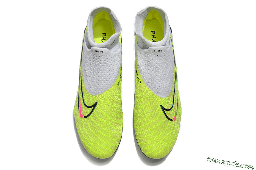 Nike Phantom GX Elite FG High-Tops Football Boots - Grey/Green/Pink 5
