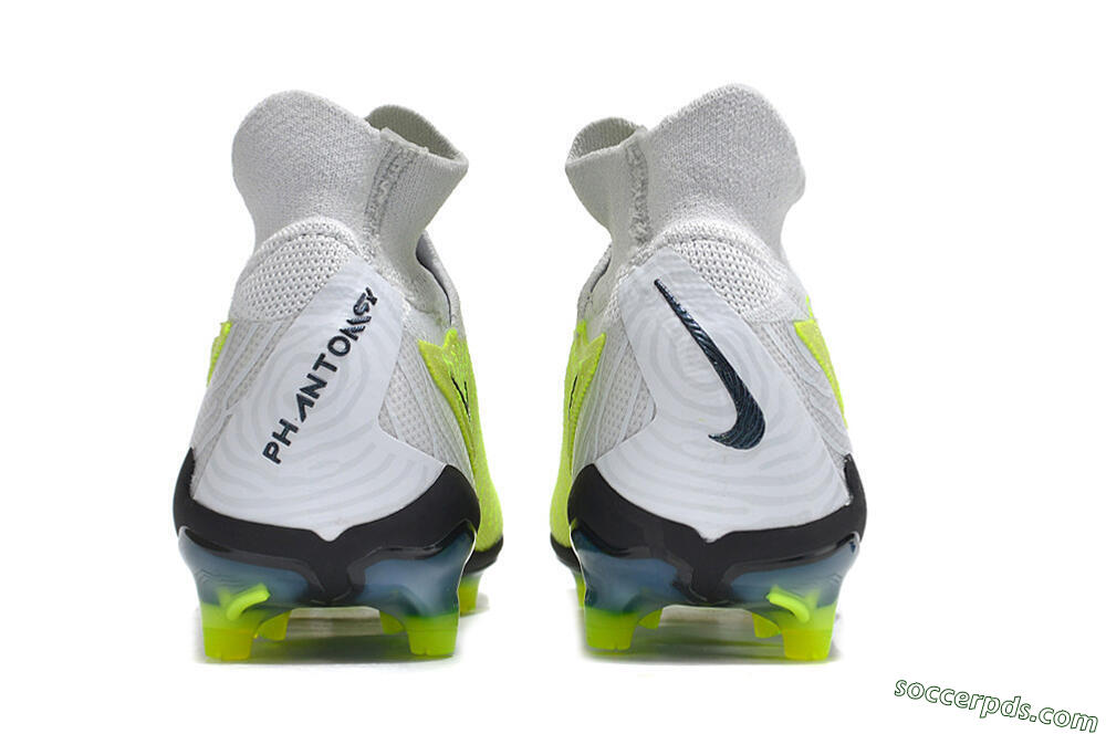 Nike Phantom GX Elite FG High-Tops Football Boots - Grey/Green/Pink 6