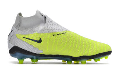 Nike Phantom GX Elite FG High-Tops Football Boots - Grey/Green/Pink