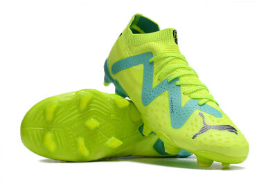 Puma Future Ultimate FG Low-Tops Football Boots - Green/Blue/Black