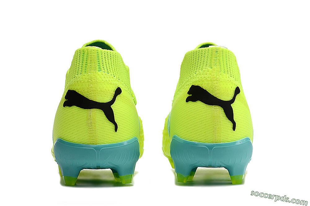 Puma Future Ultimate FG Low-Tops Football Boots - Green/Blue/Black 6