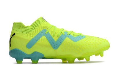 Puma Future Ultimate FG Low-Tops Football Boots - Green/Blue/Black