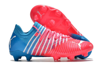 Puma Future Z 1.3 Instinct FG Low-Tops Football Boots - Pink/Blue