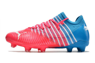 Puma Future Z 1.3 Instinct FG Low-Tops Football Boots - Pink/Blue