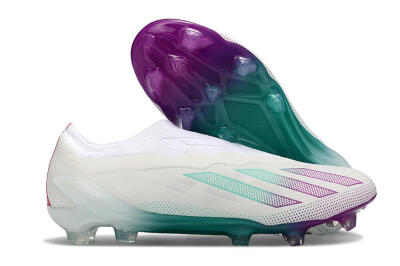 Adidas X 24 Crazyfast+ FG Low-Tops Football Boots - White/Pink/Green