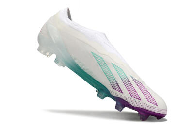 Adidas X 24 Crazyfast+ FG Low-Tops Football Boots - White/Pink/Green
