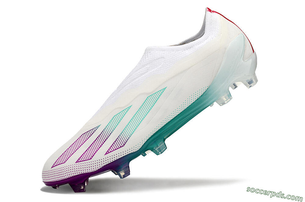 Adidas X 24 Crazyfast+ FG Low-Tops Football Boots - White/Pink/Green 5