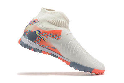 Nike Phantom Luna 2 Elite TF High-Tops Football Shoes - White/Pink/Yellow
