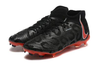 Nike Phantom Luna Elite UN FG High-Tops Football Boots - Black/White/Red