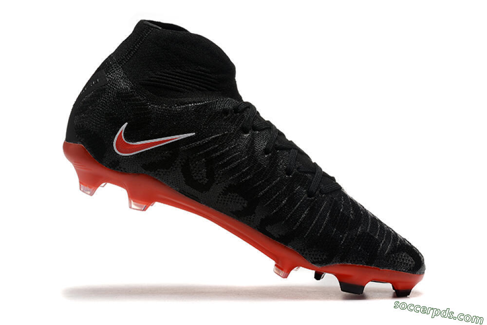 Nike Phantom Luna Elite UN FG High-Tops Football Boots - Black/White/Red 8