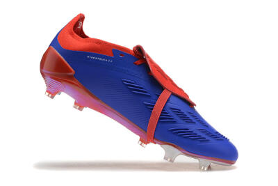 Adidas Predator Elite Foldover Tongue FG Low-Tops Football Boots - Blue/White/Red