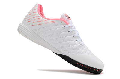 Nike Lunar Gato 2 IC Low-Tops Football Shoes - White/Pink/Black