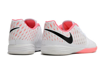 Nike Lunar Gato 2 IC Low-Tops Football Shoes - White/Pink/Black
