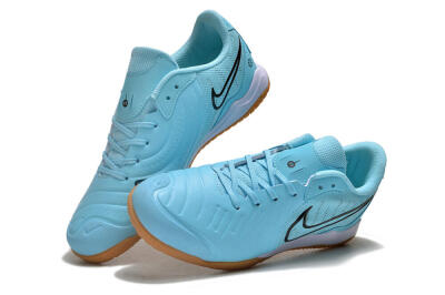 Nike Tiempo Legend 10 IC Low-Tops Football Shoes - Blue/Black/White/Brown
