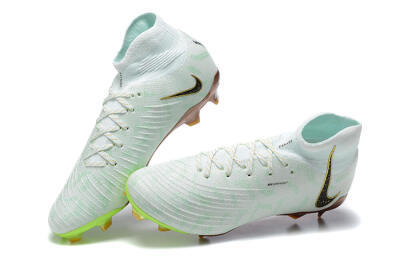Nike Phantom Luna Elite United Golden Pack FG High-Tops Football Boots - Jade/Black/Gold