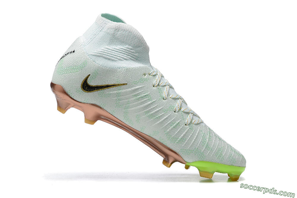 Nike Phantom Luna Elite United Golden Pack FG High-Tops Football Boots - Jade/Black/Gold 6