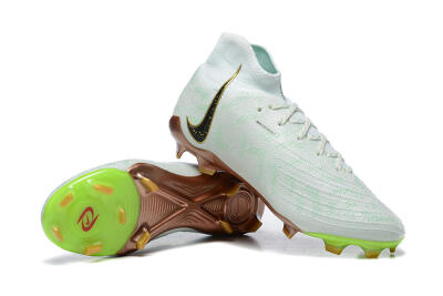 Nike Phantom Luna Elite United Golden Pack FG High-Tops Football Boots - Jade/Black/Gold