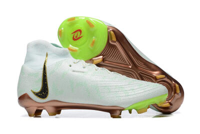 Nike Phantom Luna Elite United Golden Pack FG High-Tops Football Boots - Jade/Black/Gold