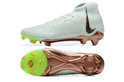 Nike Phantom Luna Elite United Golden Pack FG High-Tops Football Boots - Jade/Black/Gold