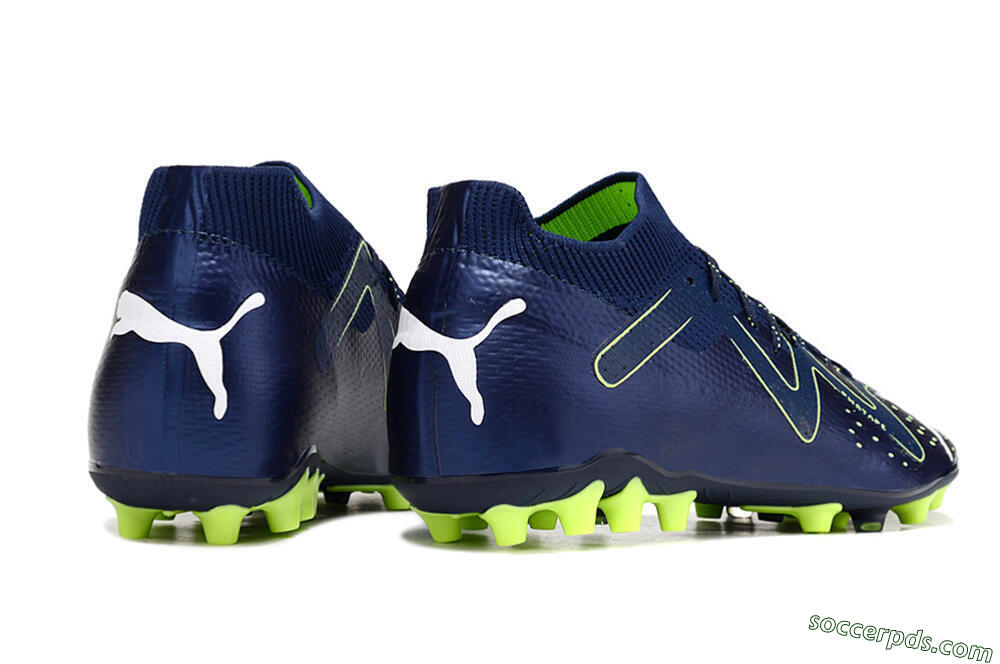 Puma Future Ultimate MG Low-Tops Football Boots - Blue/Yellow/White 6