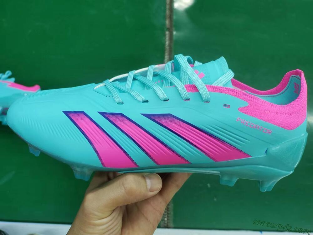 Adidas Predator Accuracy FG Low-Tops Football Boots - Jade/Pink/Purple