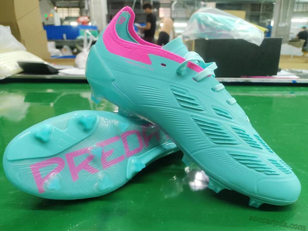 Adidas Predator Accuracy FG Low-Tops Football Boots - Jade/Pink/Purple