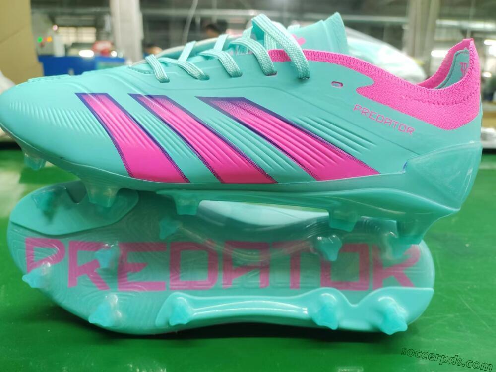 Adidas Predator Accuracy FG Low-Tops Football Boots - Jade/Pink/Purple
