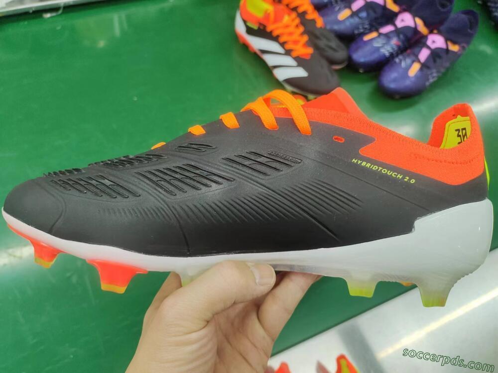Adidas Predator Elite FG Low-Tops Football Boots - Black/White/Pink
