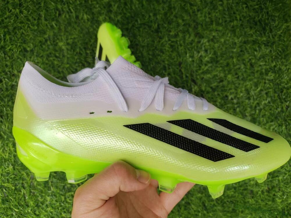Adidas X Crazyfast.1 Messi FG Low-Tops Football Boots - Green/Black/White