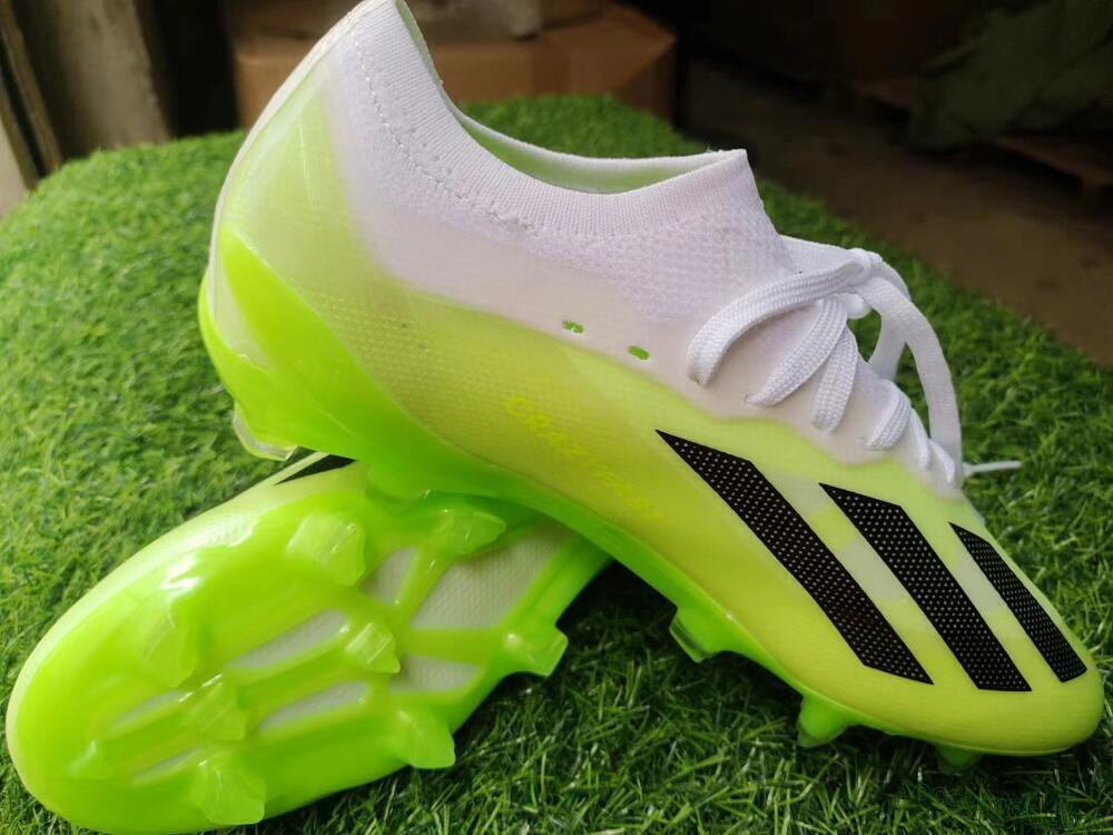 Adidas X Crazyfast.1 Messi FG Low-Tops Football Boots - Green/Black/White