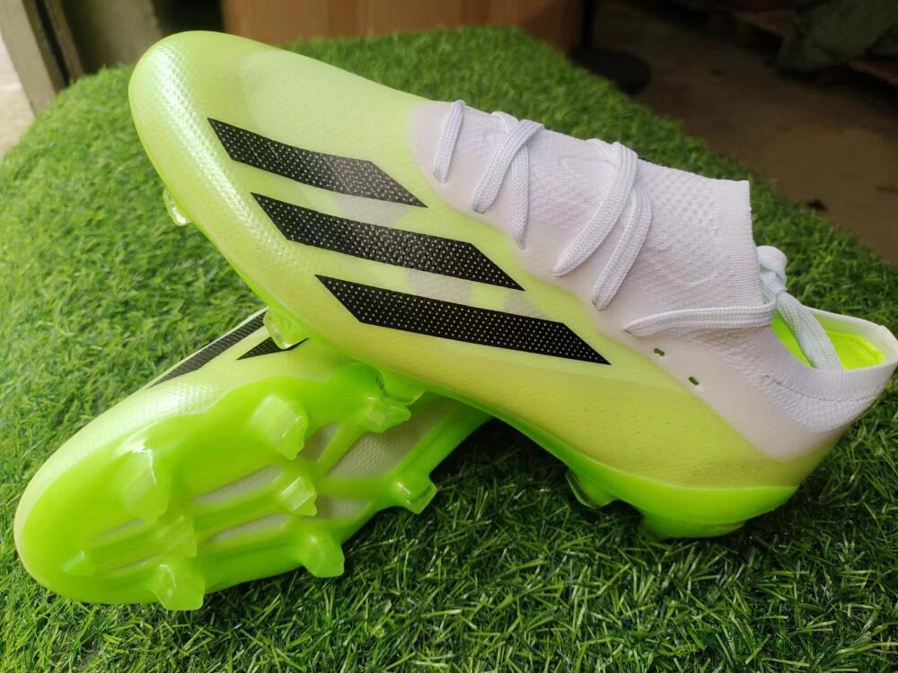 Adidas X Crazyfast.1 Messi FG Low-Tops Football Boots - Green/Black/White