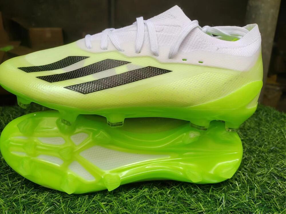 Adidas X Crazyfast.1 Messi FG Low-Tops Football Boots - Green/Black/White