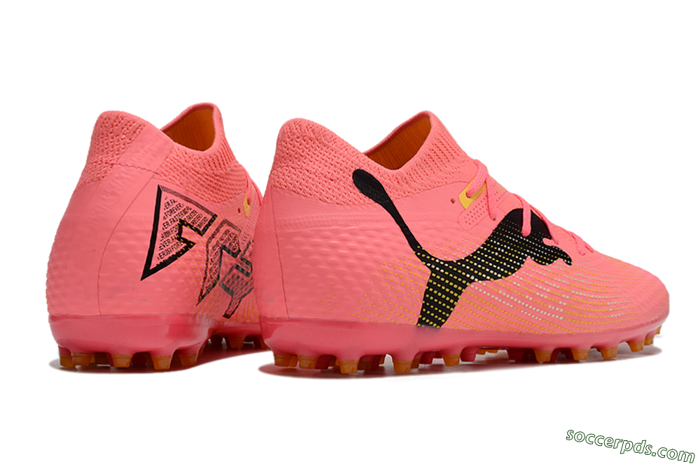 Puma Future Ultimate MG Low-Tops Football Boots - Red/Black/Yellow 6