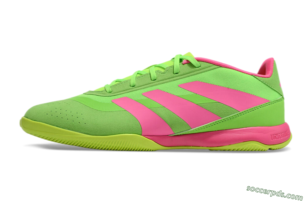 Adidas Predator 24 Elite IC Low-Tops Football Shoes - Yellow/Pink 2