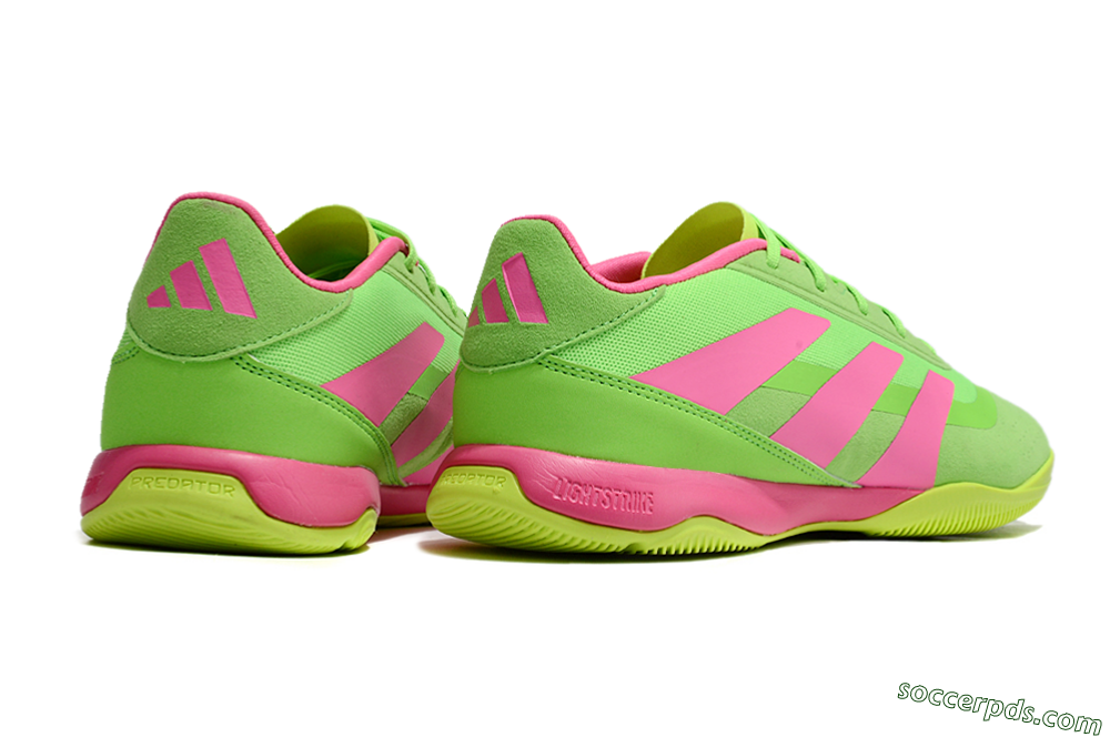 Adidas Predator 24 Elite IC Low-Tops Football Shoes - Yellow/Pink 6