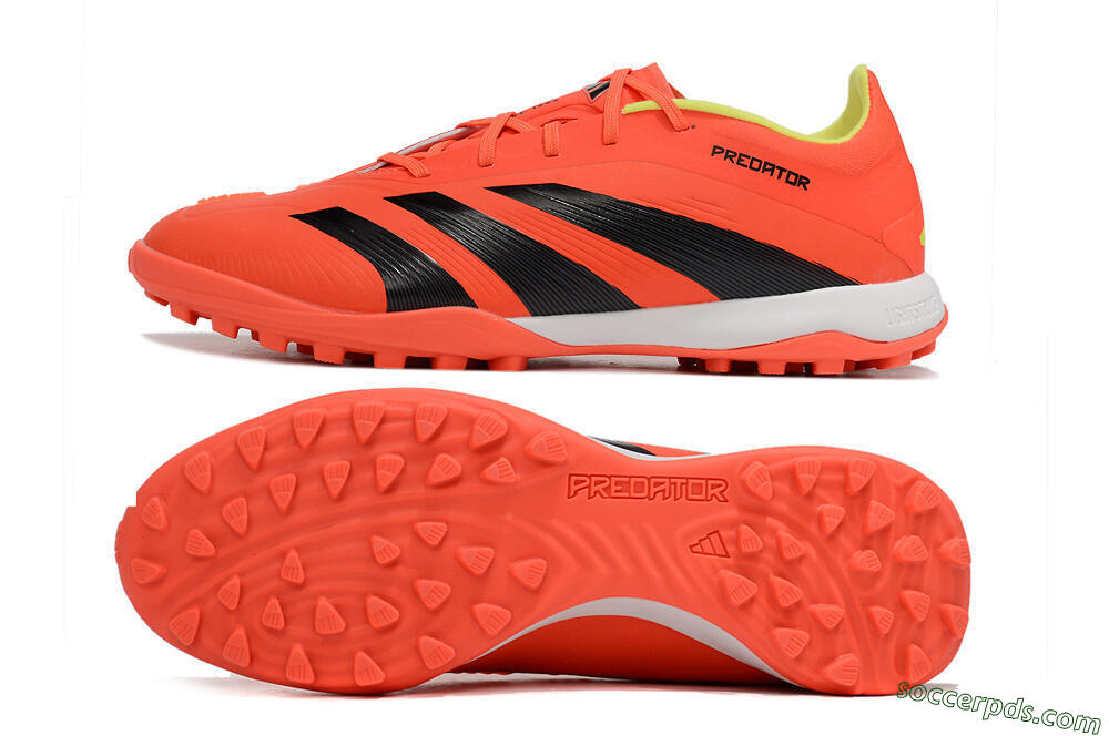 Adidas Predator 24 Elite TF Low-Tops Football Shoes - Red/Black/White 0