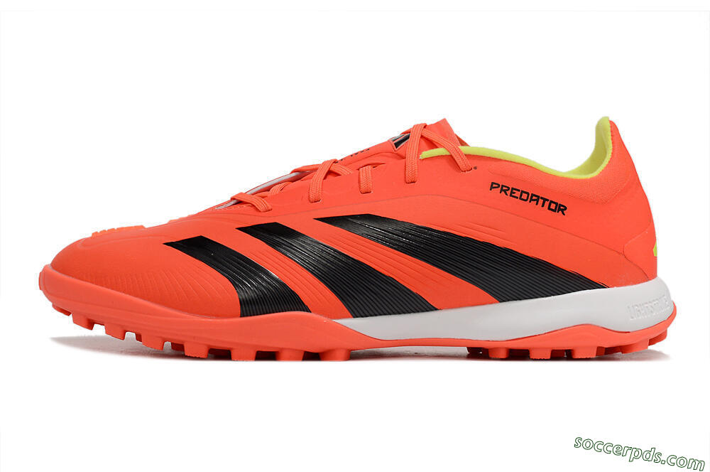 Adidas Predator 24 Elite TF Low-Tops Football Shoes - Red/Black/White 2