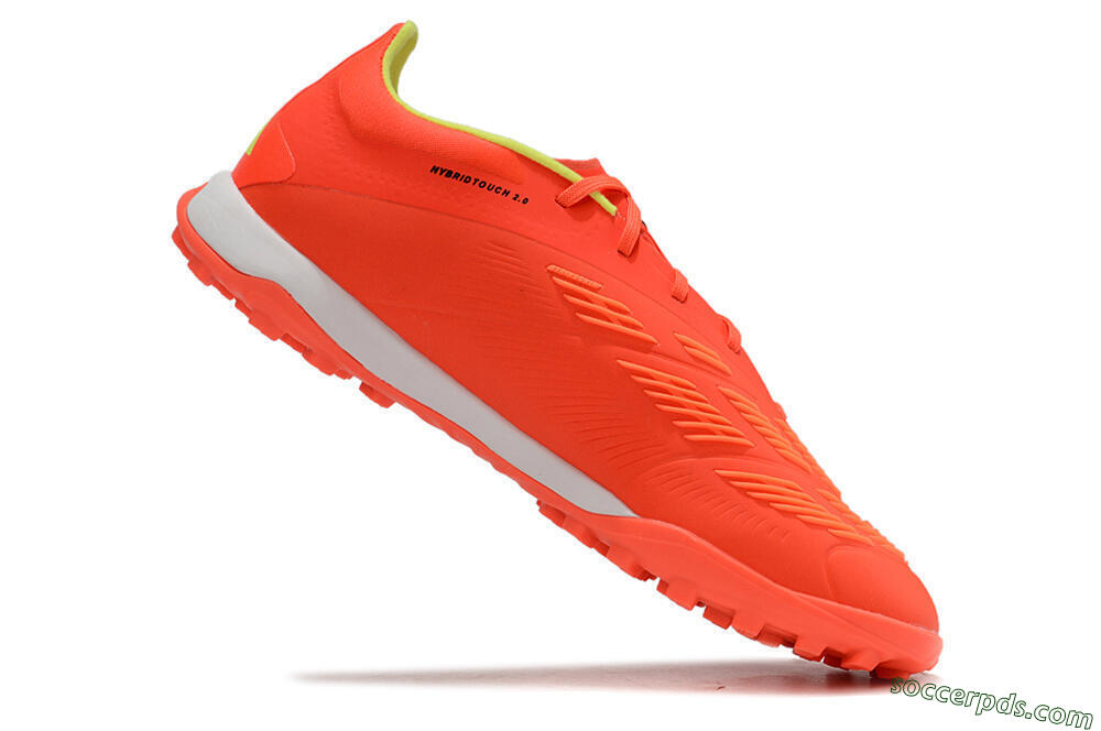 Adidas Predator 24 Elite TF Low-Tops Football Shoes - Red/Black/White 4