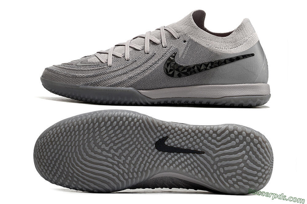 Nike Phantom GX 2 Elite IC Low-Tops Football Shoes - Grey/Black 0
