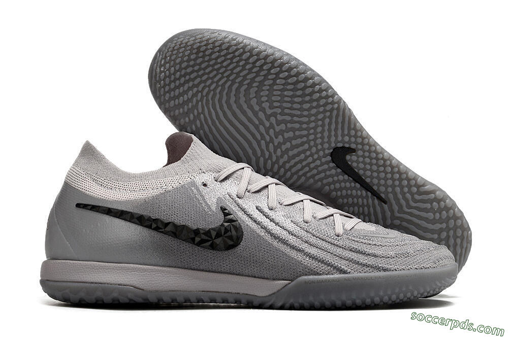 Nike Phantom GX 2 Elite IC Low-Tops Football Shoes - Grey/Black 1
