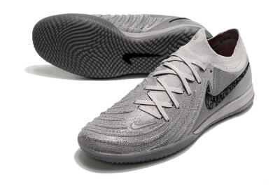Nike Phantom GX 2 Elite IC Low-Tops Football Shoes - Grey/Black